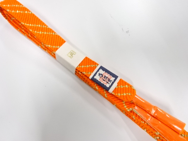 未使用品　正絹　手組帯締め